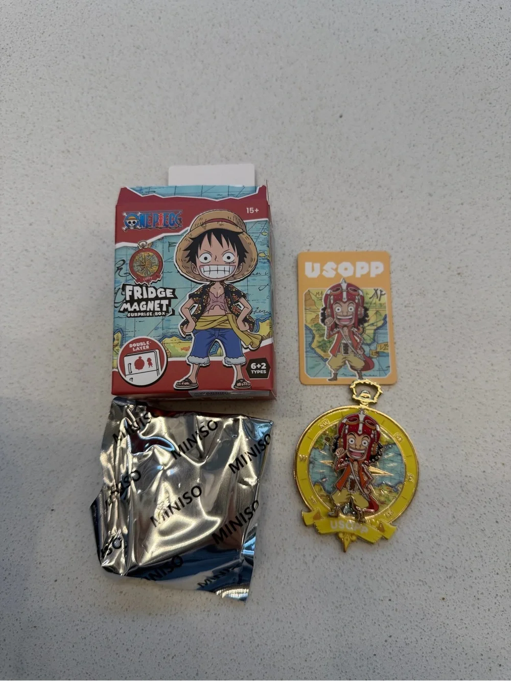 MINISO x One Piece Usopp Fridge Magnet Surprise Blind Box